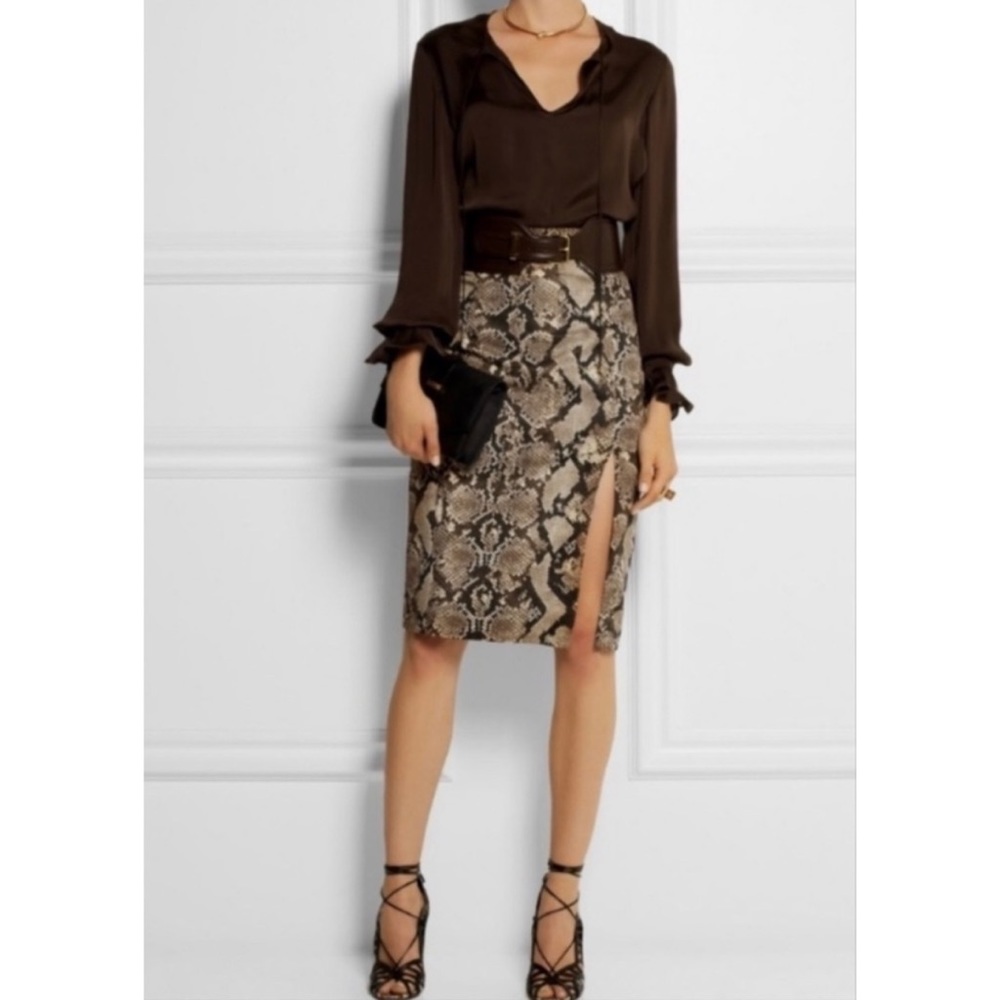 Altuzarra for Target Snakeskin Pencil Skirt - Size 12